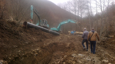 Завршна фаза радова на изградњи цевовода у Ужицу